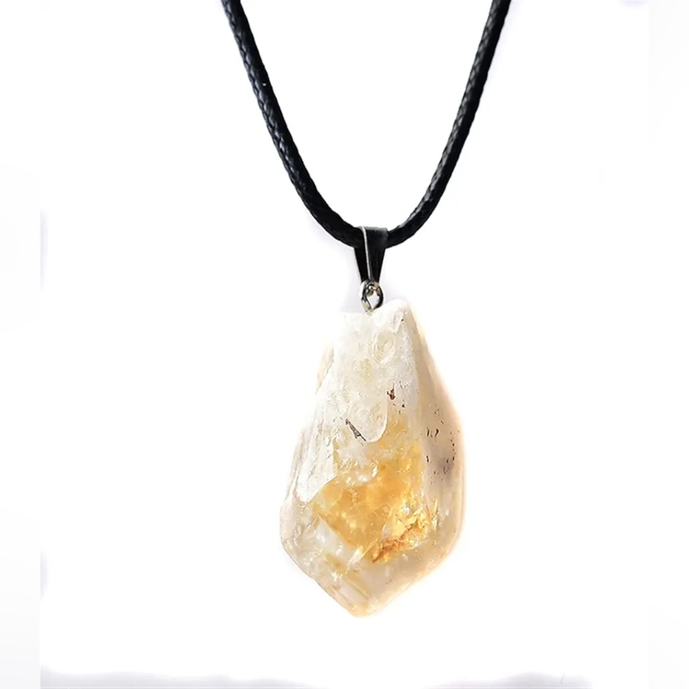 Citrine Pendant Necklace "Merchant Stone"